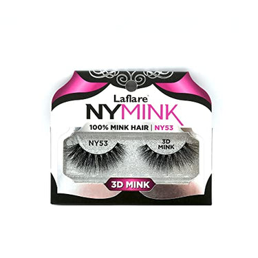 Laflare NYMink 3D Mink Lashes – NY53 - ANNS BEAUTY SUPPLY